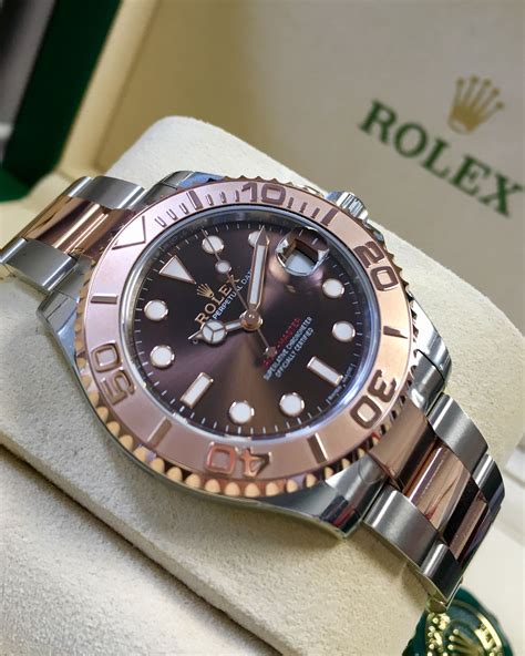 rolex yacht master chocolate 37